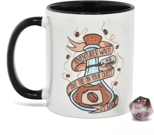 Set Regalo Tazza & Dado D20 Coffee Potion