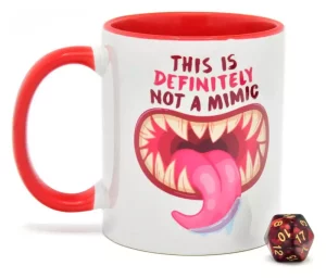 Set Regalo Glassstaff: Tazza & Dado D20 - Non un Mimic