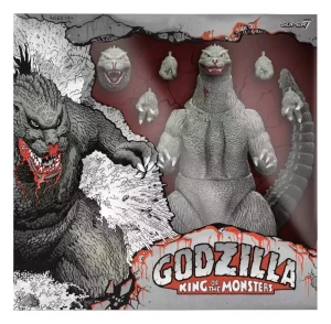 Godzilla (1989) Action Figure Toho Ultimates - Greyscale Comic Book 'Thirsty for Blood' – 24 cm
