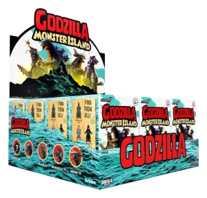 Godzilla Toho (Isola dei Mostri) Action Figure Blind Box Serie 7 Display (12)