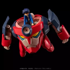 Action Figure Metal Compact Gurren Lagann (Lagann) - 7 cm