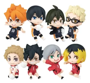Haikyu!! Twinchees Dangler Mini Figures Defofig! da 5 cm - Display (24)