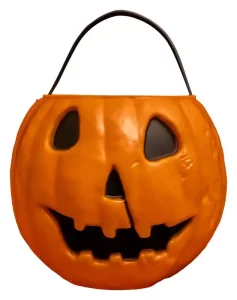 Seccono Halloween (1978) Crusaders Candy Pail Zucca da 20 cm