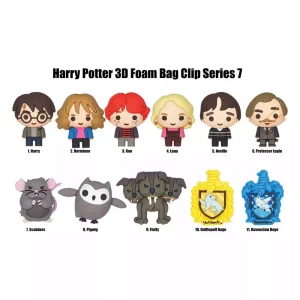 Harry Potter: Display 24 Clip per Borsa 3D in PVC (Serie 7)