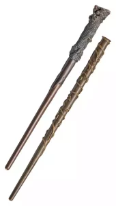 Harry Potter: Set Bacchette da Gioco a Replica - Harry Potter & Hermione Granger (31 cm)