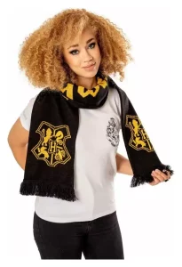 Sciarpa Ufficiale Harry Potter Scuola di Hogwarts - Lunghezza Ridotta
