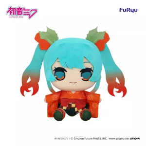Hatsune Miku Kyurumaru Peluche Grande – Flower Fairy Winter Cherry Ver. (29 cm)