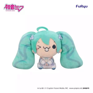 Hatsune Miku Peluche Mochipico Nemophila C - 15 cm