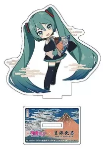 Hatsune Miku x Katsushika Hokusai iXima Stand Acrilico Die-Cut (Chibi) - Vento Fine, Mattina Chiara (5)