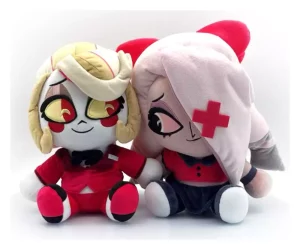 Hazbin Hotel: Peluche Doppio Charlie & Vaggie - San Valentino (22 cm)
