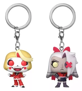 Hazbin Hotel POP! Portachiavi Doppio Charlie & Vaggie - 4 cm