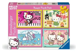 Hello Kitty Puzzle 4 Pezzi – Let's Go, Hello Kitty!
