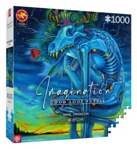 Puzzle Kamil Jakóbczak Lupo Bianco (1000 pezzi)
