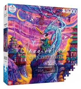 Puzzle Roch Urbaniak Sakura i Ryu (1000 pezzi)