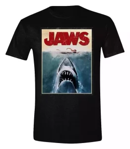 Poster T-Shirt Jaws - Taglia L