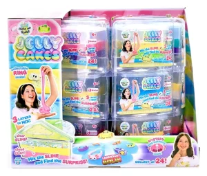 Jelly Cakes Squeeze Figures Serie 1 Chillin Cake XL - Display con 18 Pezzi