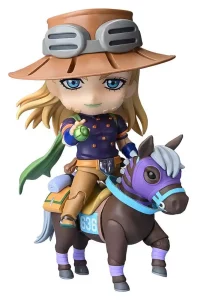 Nendoroid Action Figure JoJo's Bizarre Adventure Steel Ball Run - Gyro Zeppeli con Valkyrie (10 cm)