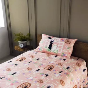Set Copripiumino Kiki Consegne Speciali - Natsu Sweet Pink con Jiji