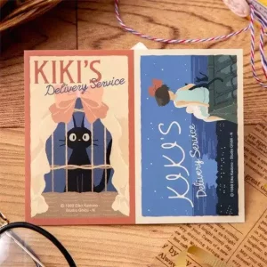 Adesivi Kiki nella Consegna - Kiki & Jiji Stile Vintage
