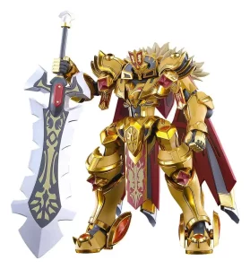 Moderoid Goldleo: Royal Metallic Ver. - Kit Modello Plastica da 14 cm