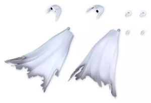 Kotobukiya M.S.G. Set Accessori Abiti: Mantello Bianco Ver. - 13 cm