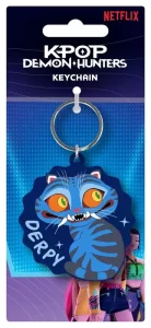 Portachiavi KPop Cacciatori di Demoni Tigre Derpy in PVC