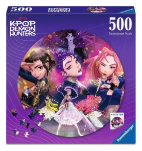 Puzzle Tondo KPop Demon Hunters 'For the Fans!' (500 pezzi)