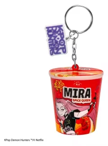 Portachiavi Squishy KPop Demon Hunters Mira Spice Queen Noodles