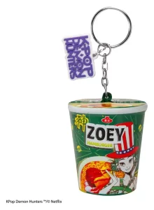 Portachiavi Squishy KPop Demon Hunters Zoey Hamburger Noodles