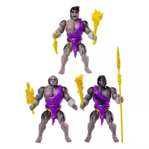 Legends of Dragonore - Uomini delle Caverne Brukteror: Set Action Figure da 3 – 14 cm