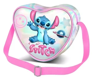 Borsa a Spalla Lilo & Stitch Cuore Casual Cosmica