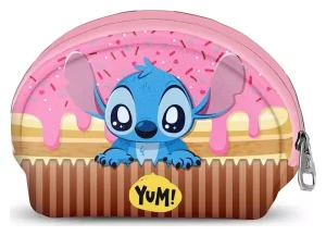 Portamonete Lilo & Stitch Casual a Muffin Rosa
