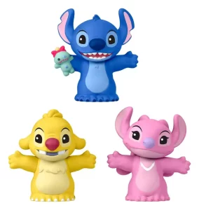 Lilo & Stitch Little People: Set Collezionabile Mini Figure (3 pz) - Stitch & I Cugini
