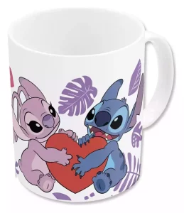 Tazza Lilo & Stitch Cuore Angelo e Stitch - 325 ml