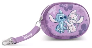 Porta Monete Lilo & Stitch - Stitch e Angel Rosa