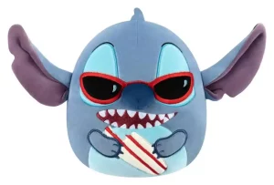 Lilo & Stitch Squishmallow Plush Figure Stitch con Tavola da Surf - 20 cm