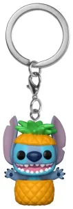 Lilo & Stitch - Portachiavi POP! Vinyl da 4 cm con Pineapple Display (12)