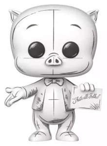 Looney Tunes POP! Personaggio Vinilico Porky Pig - 9 cm
