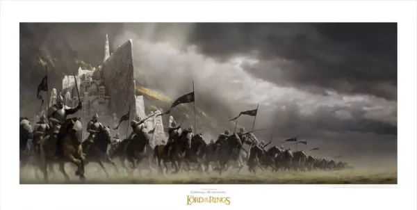 lord-of-the-rings-art-print-faramirs-charge-59-x-30-cm-1784893768-0