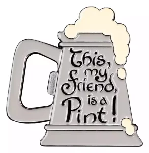 Lord of the Rings Magnet 'Questo è un Pint!' (Smaltato) 7 cm