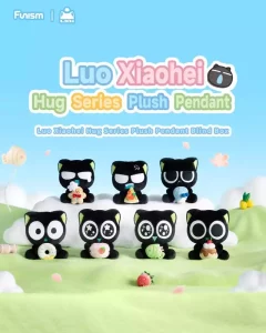 Luo Xiaohei: Display Box con 6 Portachiavi Morbidi (Blind Box)
