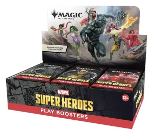 Magic the Gathering Marvel Super Heroes Play Booster Display (30) Inglese