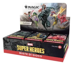 Magic the Gathering Marvel Super Heroes Play Booster Display (30) - Italiano