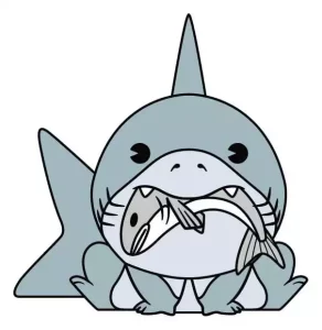 Magnete 3D in Schiuma Jeff the Land Shark Marvel