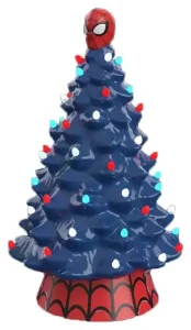 Albero di Natale in Ceramica Marvel Spider-Man con Luci - 23 cm