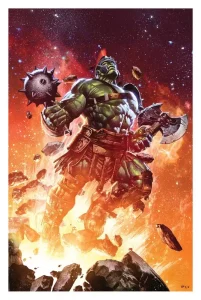 Marvel Fine Art Print Planet Hulk: Worldbreaker 41 x 61 cm - Stampa Fine Art