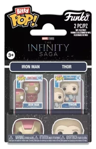 Marvel Bitty POP! Vinile Iron Man & Thor - Confezione da 2 (2 cm)