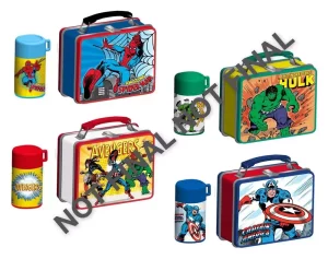 Marvel Mini Figure Collezionabili Lunch Time – Display da 12 (6 cm)