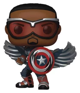 Marvel POP! Comics Captain America (Sam Wilson) (Decorazione Comic) Esclusiva - 9 cm