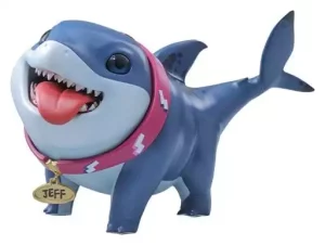 Marvel Rivals: Action Figure Jeff the Land Shark - Serie Masterpiece (11 cm)